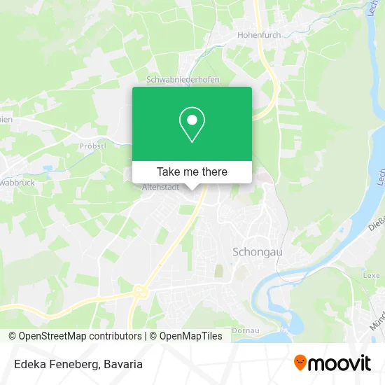 Edeka Feneberg map