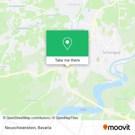 Neuschwanstein map