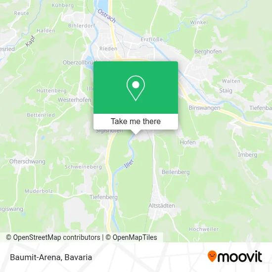 Baumit-Arena map
