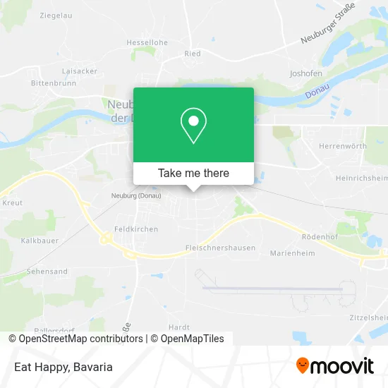 Eat Happy map