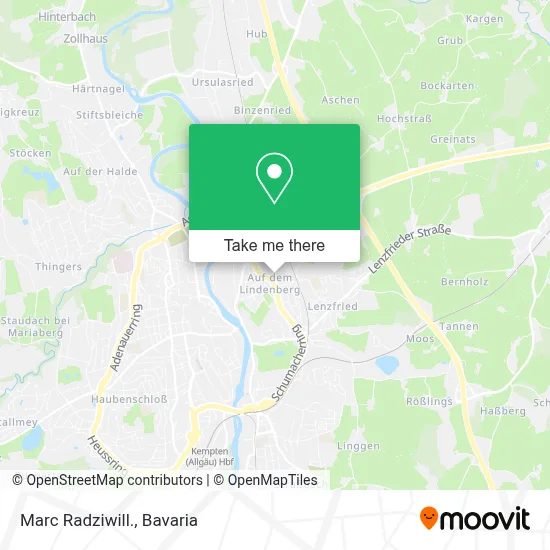 Marc Radziwill. map