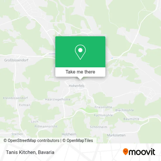 Tanis Kitchen map