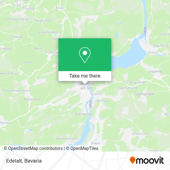 Edelalt map