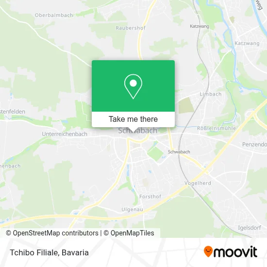 Tchibo Filiale map