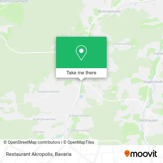 Restaurant Akropolis map