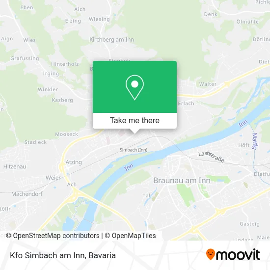 Kfo Simbach am Inn map