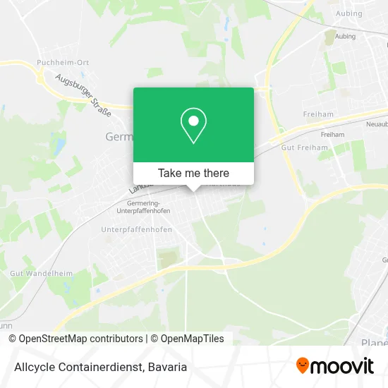 Allcycle Containerdienst map
