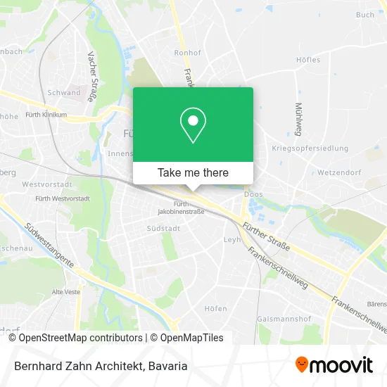Bernhard Zahn Architekt map