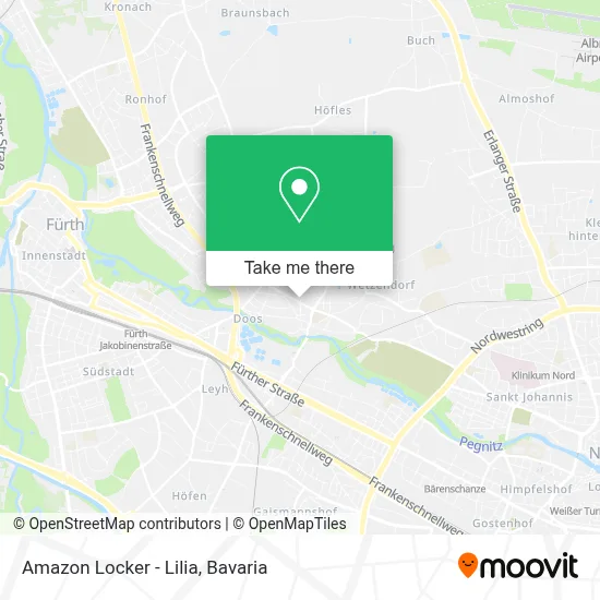 Amazon Locker - Lilia map