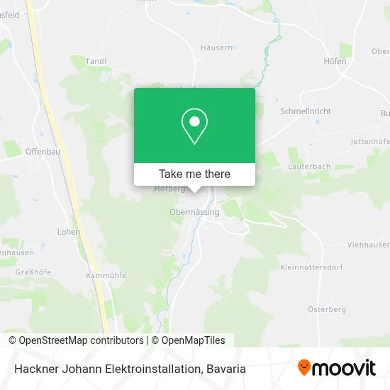 Hackner Johann Elektroinstallation map