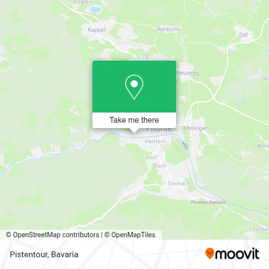 Pistentour map