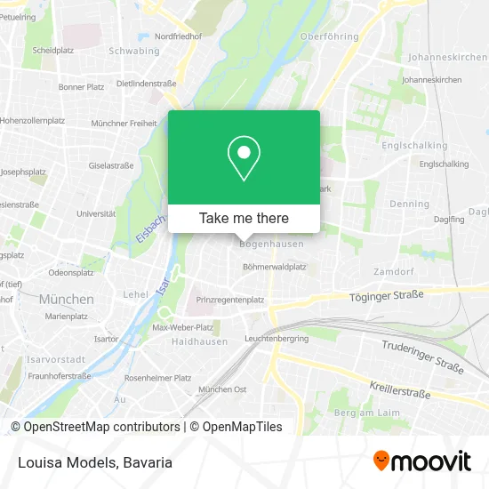 Louisa Models map