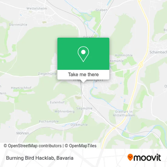 Burning Bird Hacklab map