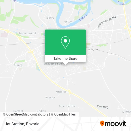 Jet Station map
