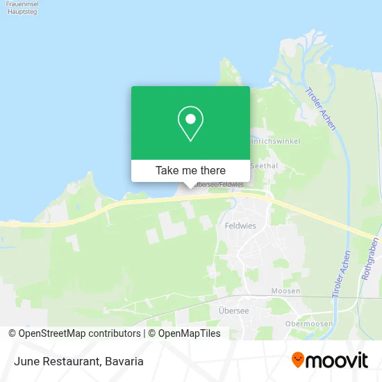 June Restaurant map