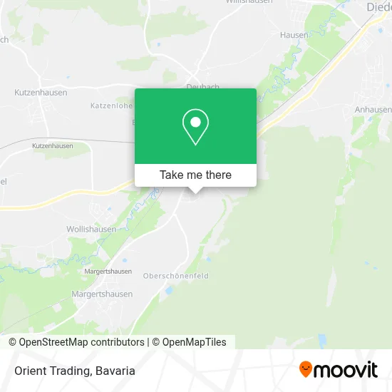 Orient Trading map