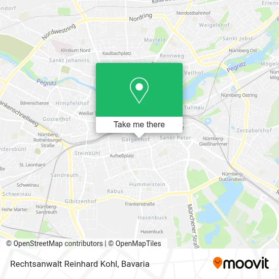 Rechtsanwalt Reinhard Kohl map