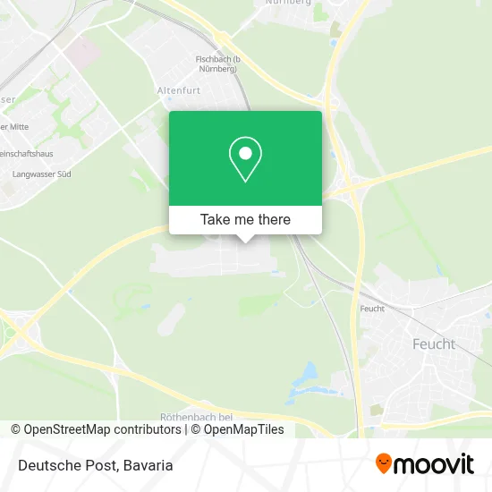 Deutsche Post map