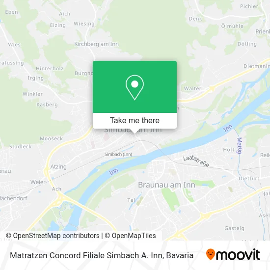 Matratzen Concord Filiale Simbach A. Inn map