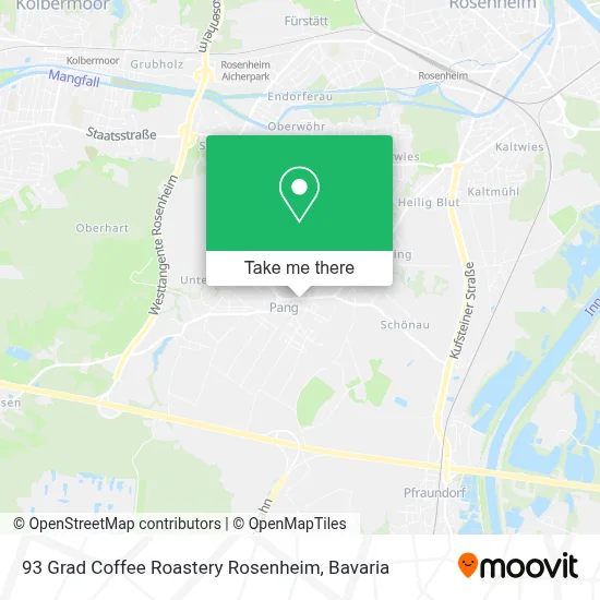 93 Grad Coffee Roastery Rosenheim map