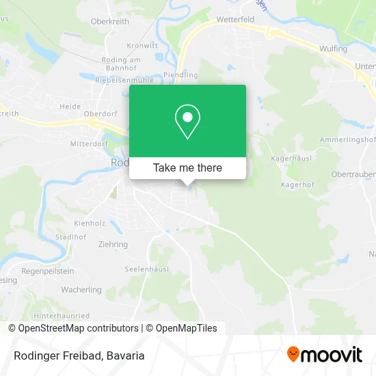 Rodinger Freibad map