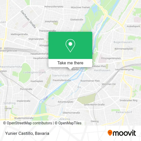 Yunier Castillo map