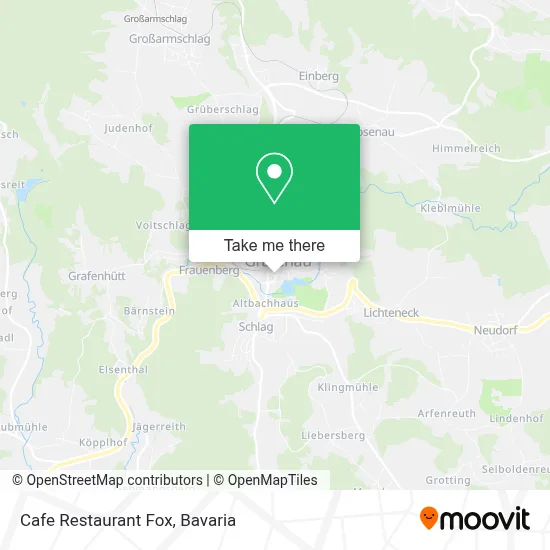 Cafe Restaurant Fox map