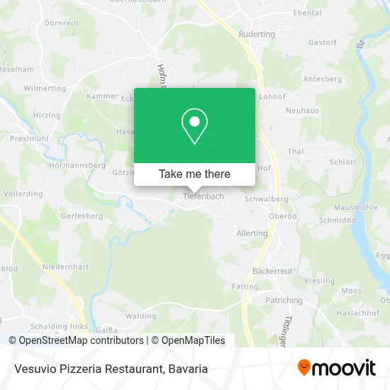 Ristorante Pizzeria Vesuvio map