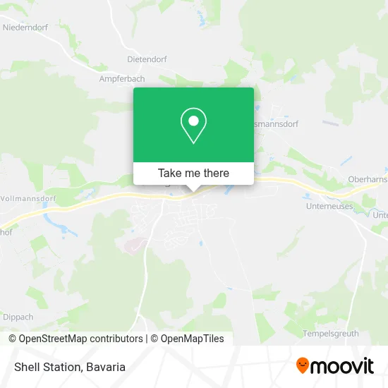 Shell Station map