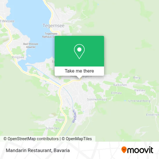 Restaurant Mandarin map
