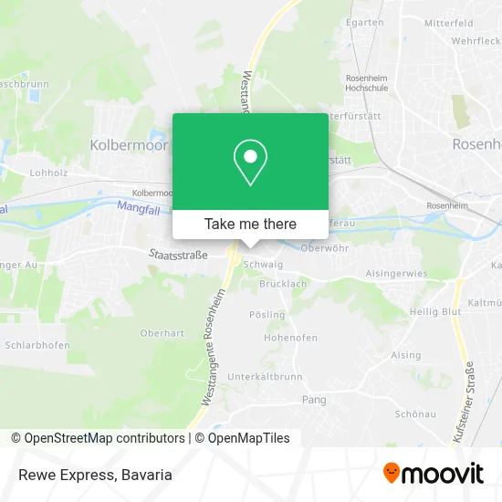 Rewe Express map