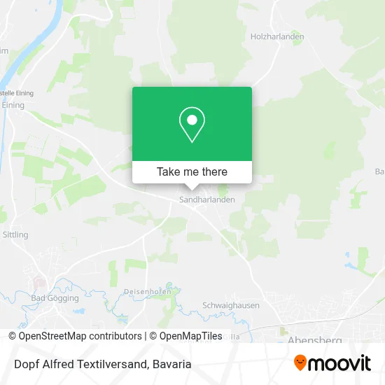 Dopf Alfred Textilversand map