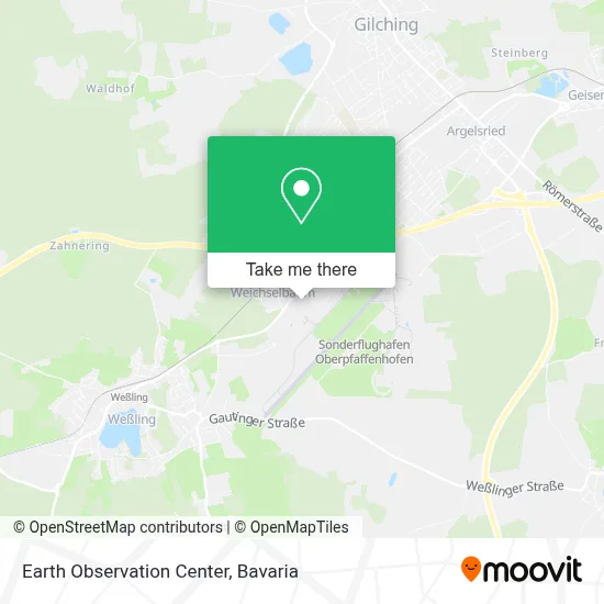 Earth Observation Center map