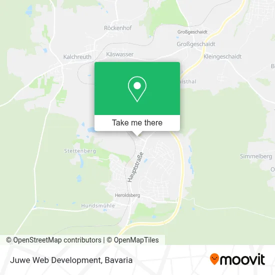 Juwe Web Development map