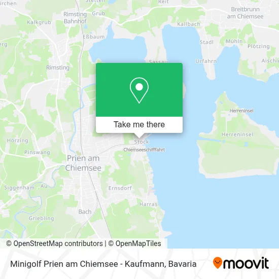 Minigolf Prien am Chiemsee - Kaufmann map