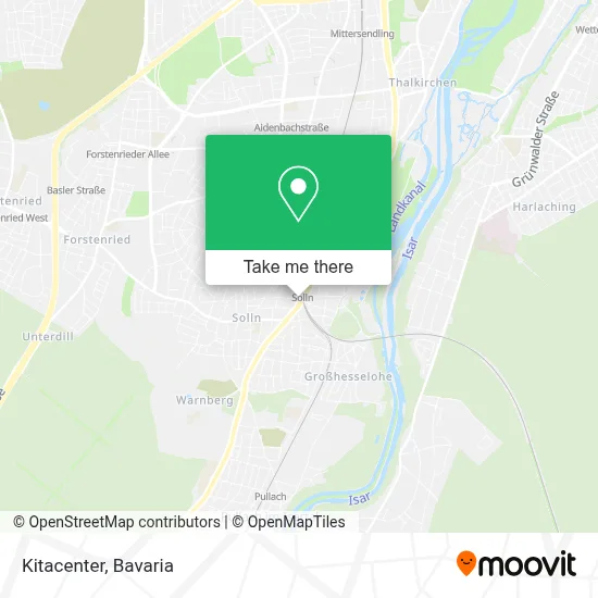 Kitacenter map