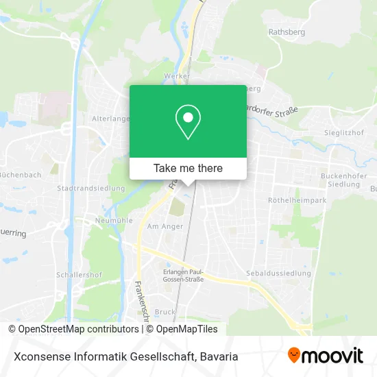 Xconsense Informatik Gesellschaft map