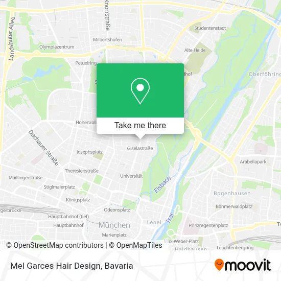Mel Garces Hair Design map