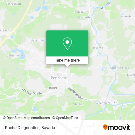 Roche Diagnostics map
