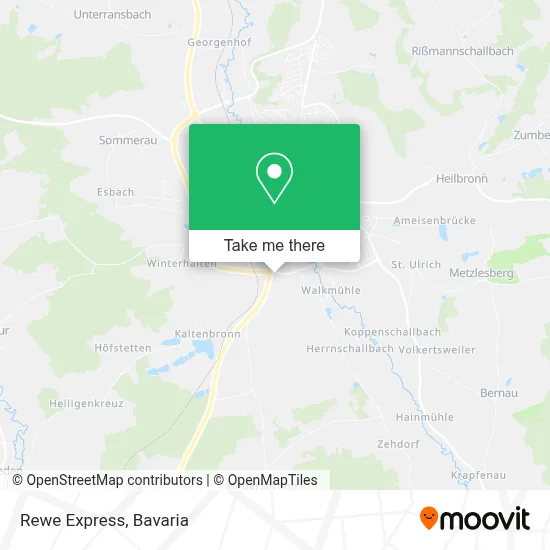 Rewe Express map