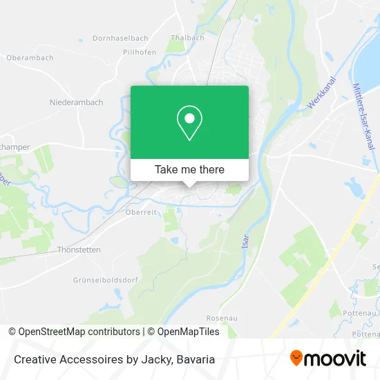 Creative Accessoires by Jacky map