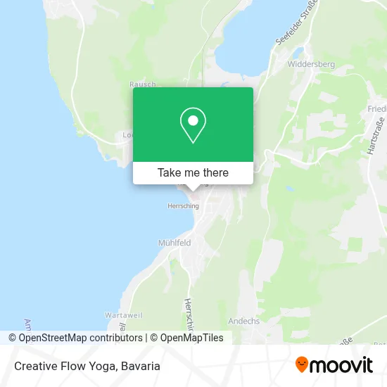 Creative Flow Yoga map