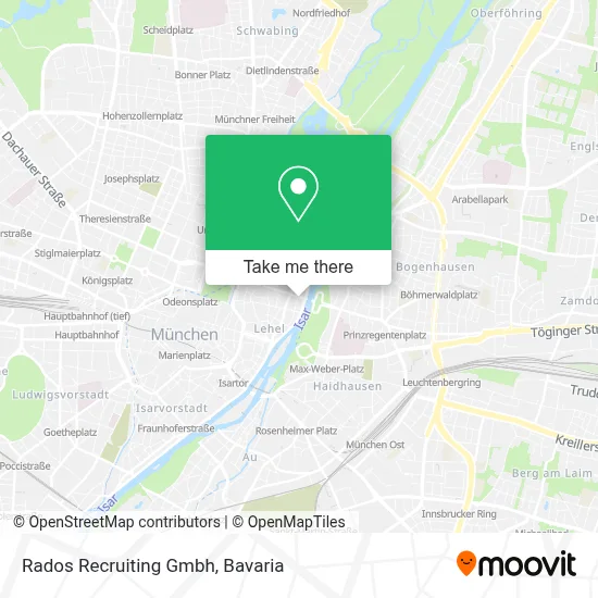Rados Recruiting Gmbh map