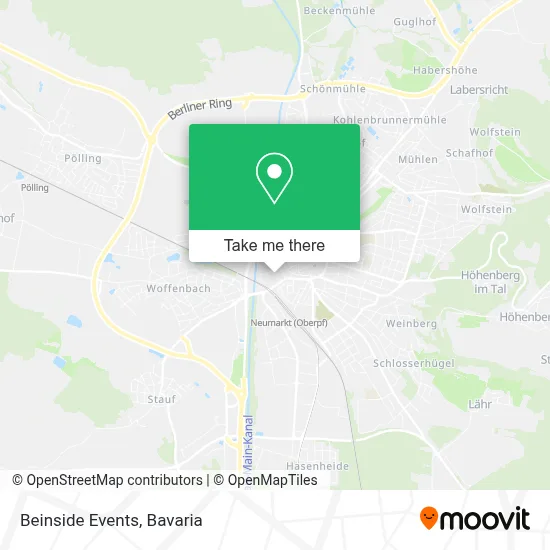 Beinside Events map