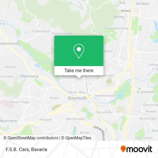 F.S.B. Cars map