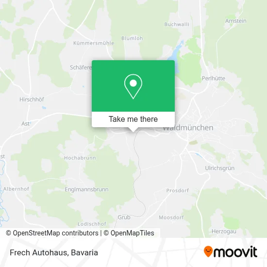 Frech Autohaus map