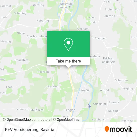 R+V Versicherung map