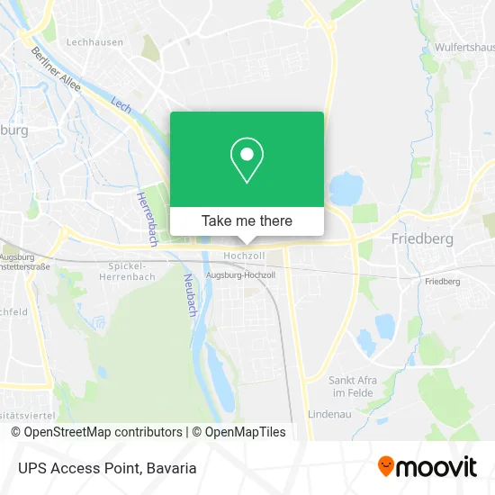 Ups Access Point map