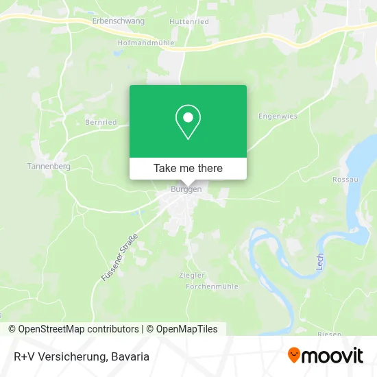 R+V Versicherung map