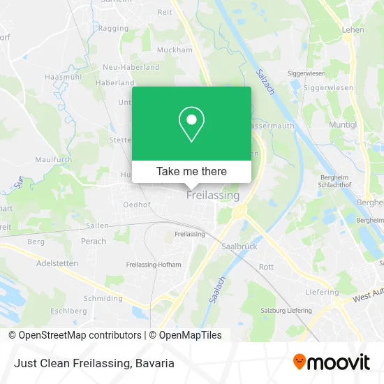 Just Clean Freilassing map